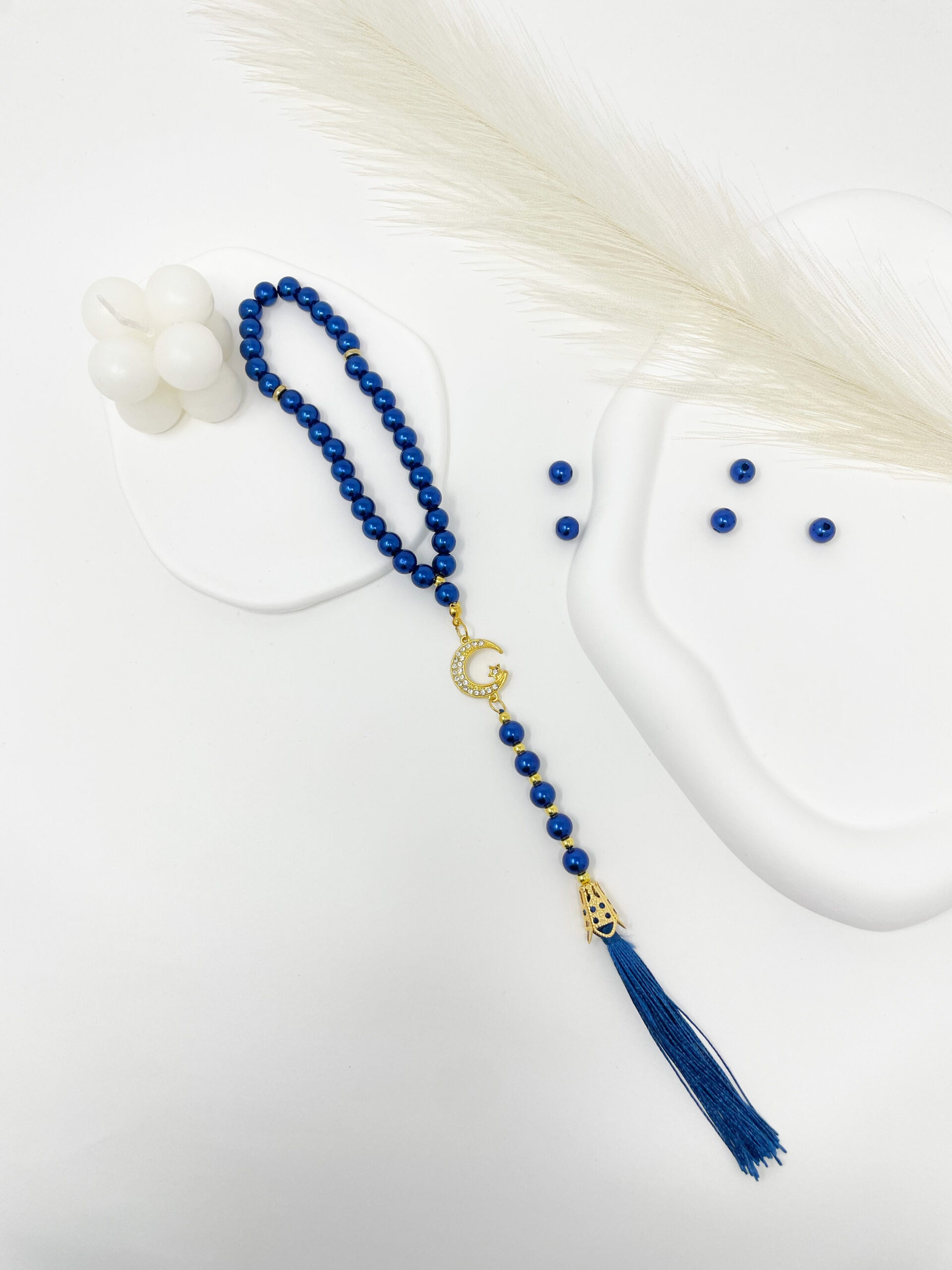 Tasbih 33 Beads - Shine Collection - Royal Blue