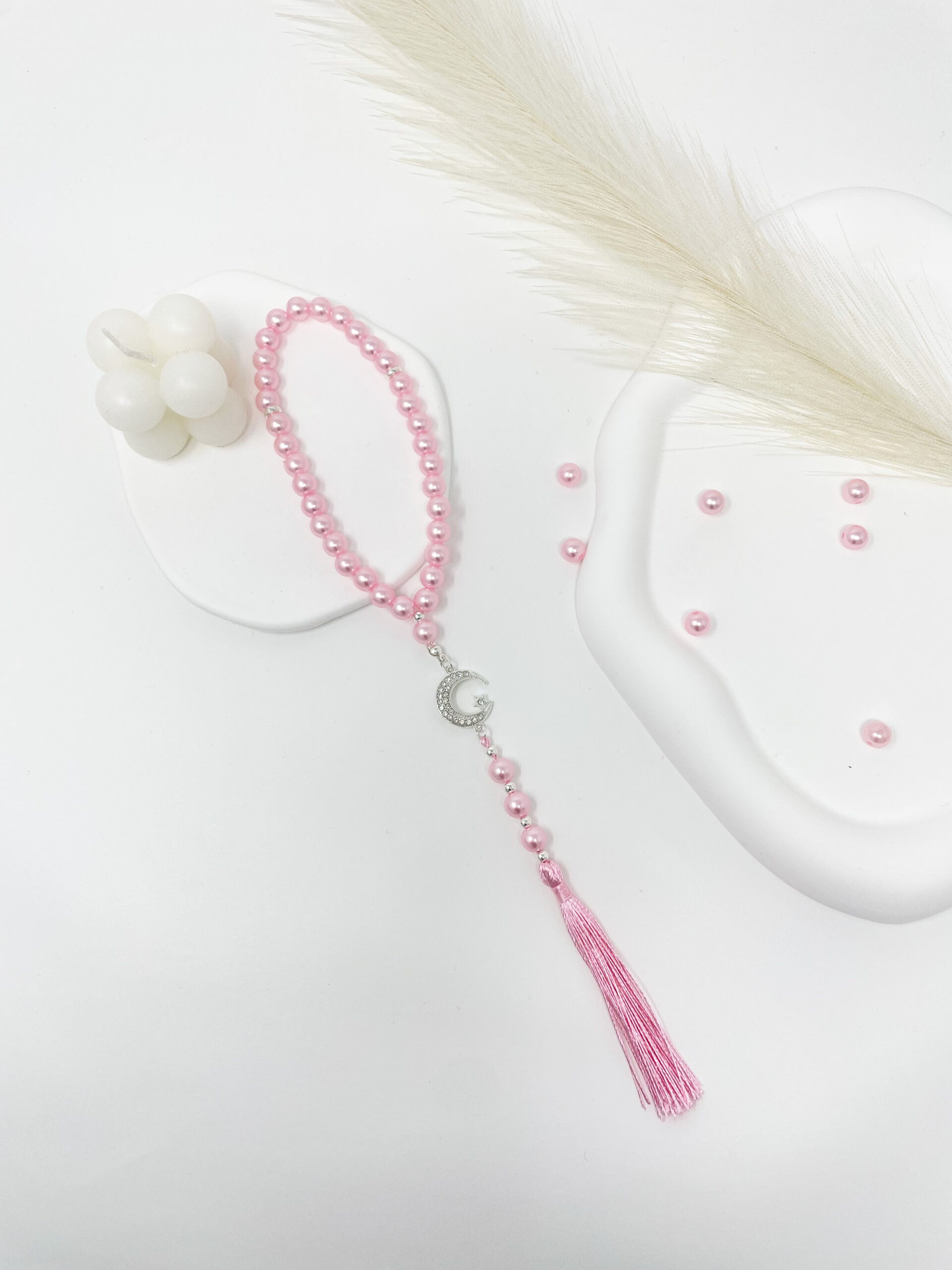 Tasbih 33 Beads - Shine Collection - Pink