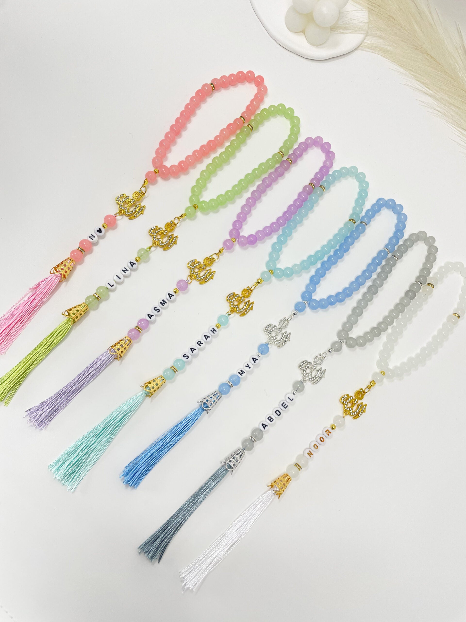 Tasbih 33 Beads - Jade Collection - Pink