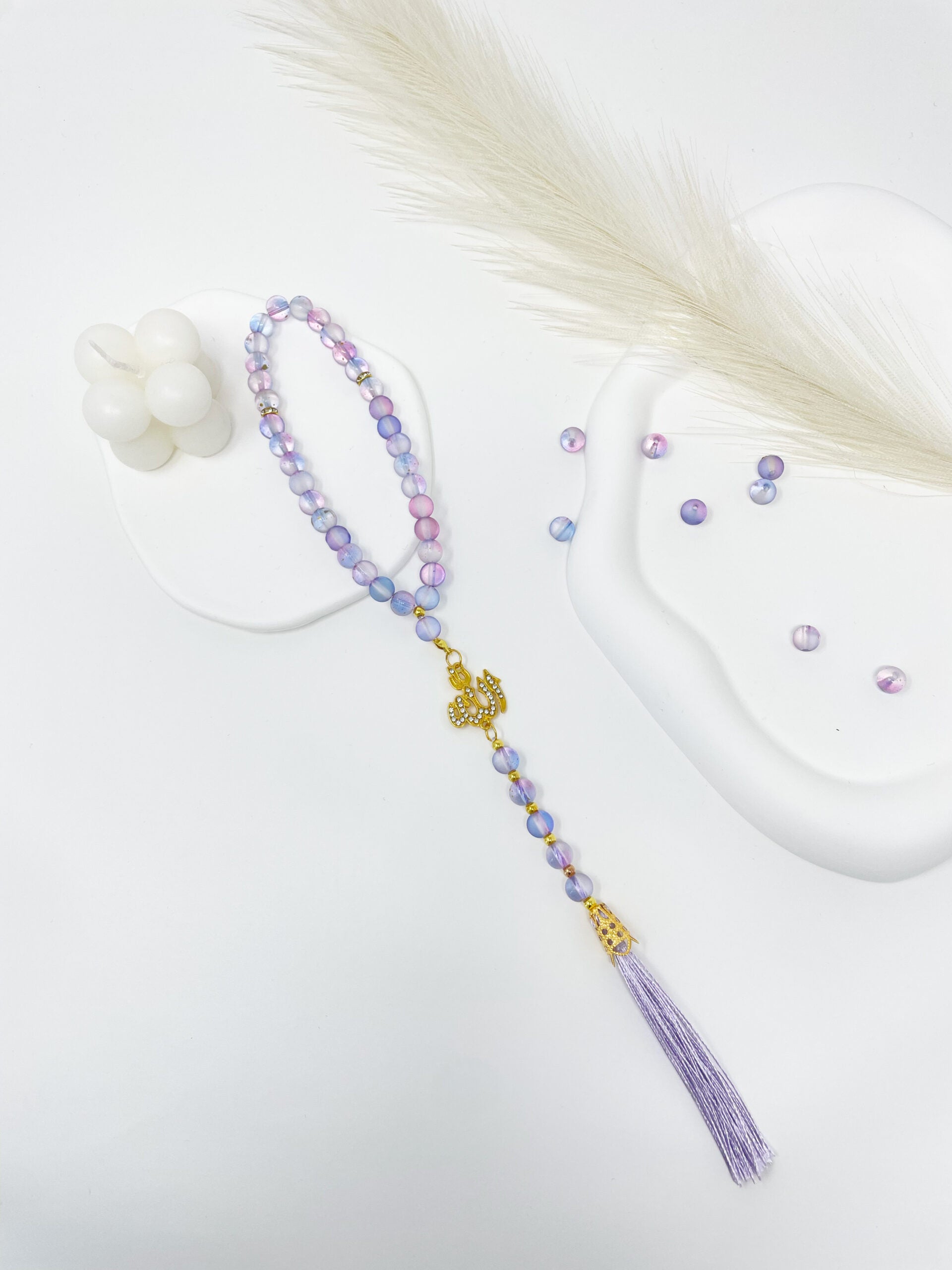 Tasbih 33 Beads - Glacé Collection - Purple