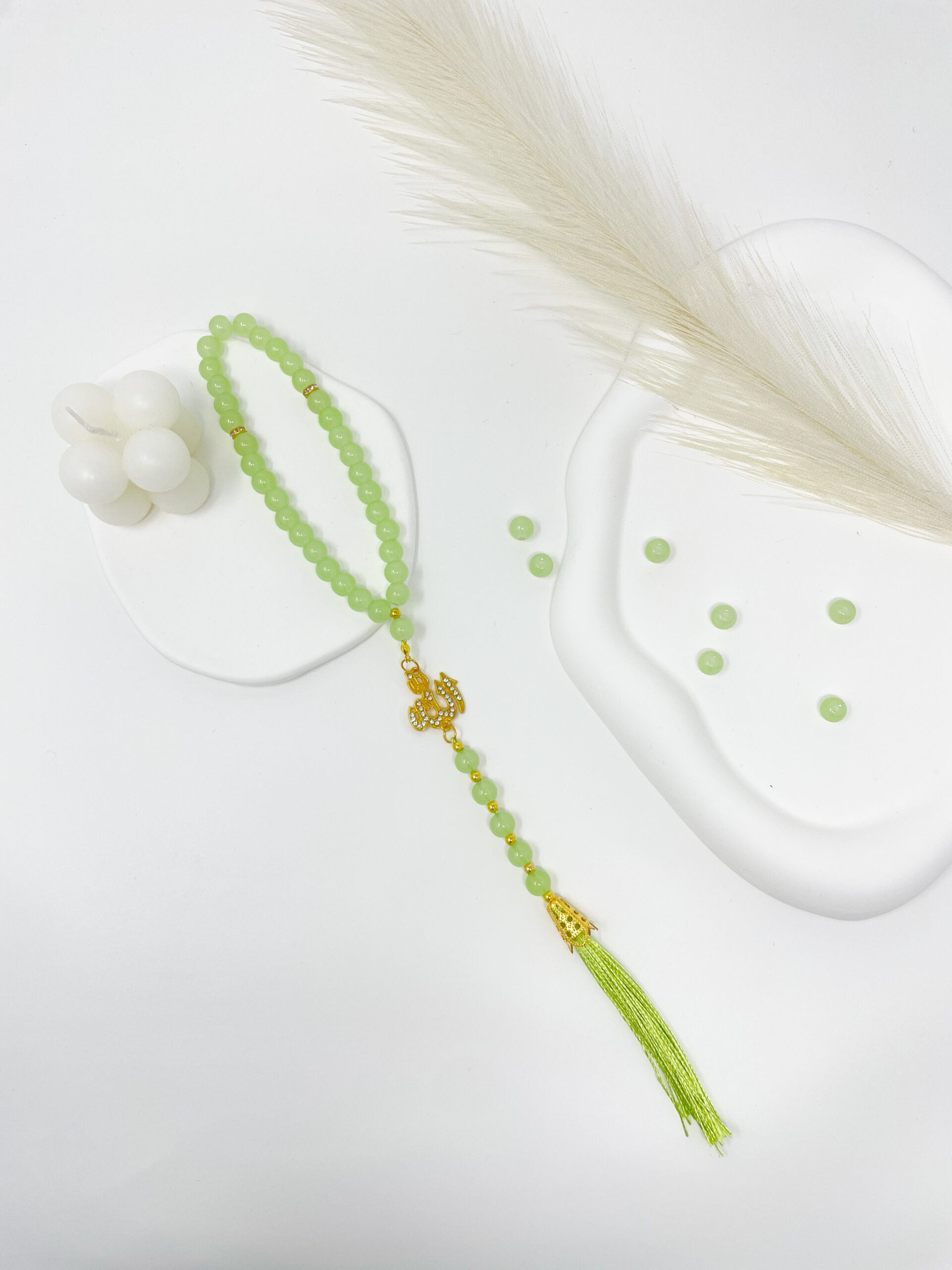 Tasbih 33 Beads - Jade Collection - Green