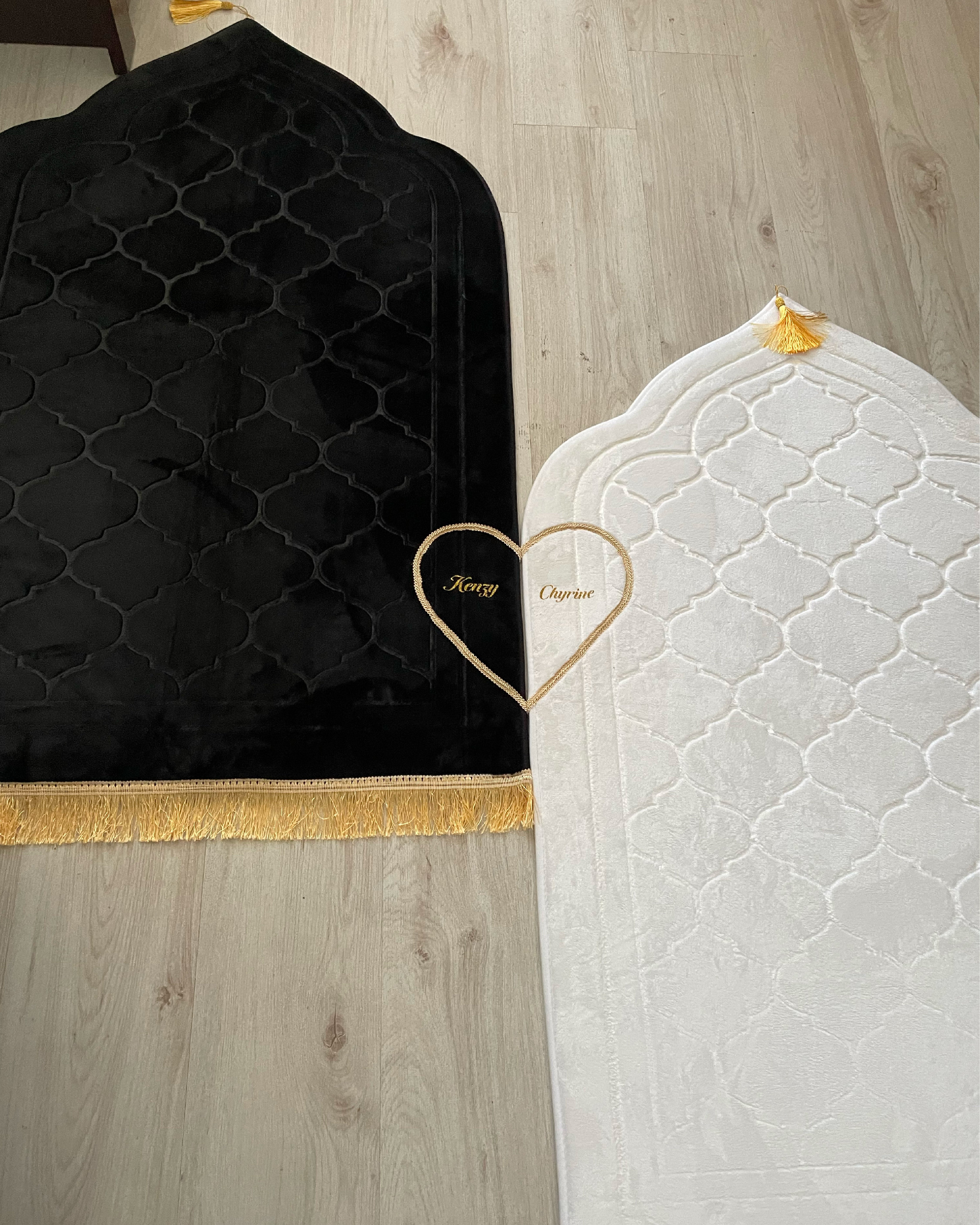 Tapis de Prière Duo Couple Coeur