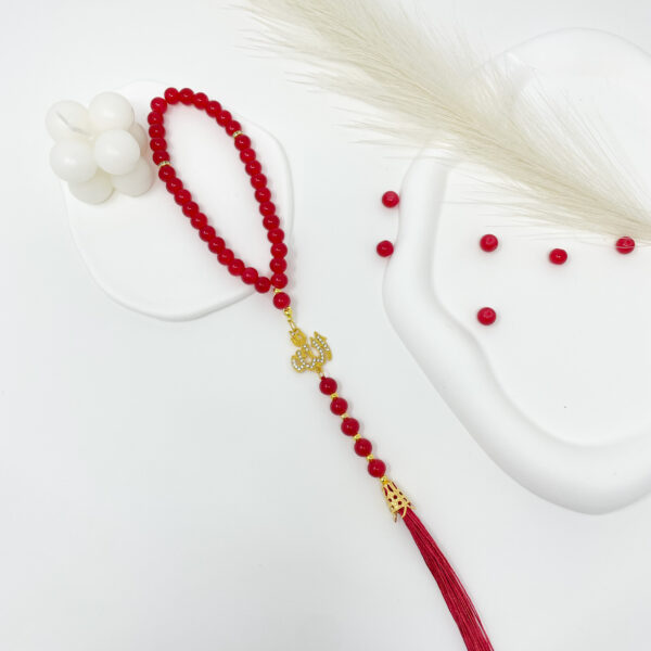 Tasbih 33 Perles - Collection Jade - Rouge