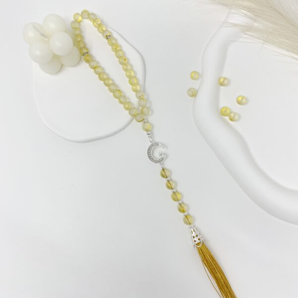 Tasbih 33 Perles - Collection Glacé - Jaune