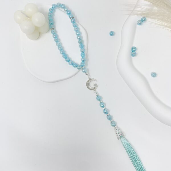 Tasbih 33 Perles - Collection Shine - Bleu Turquoise